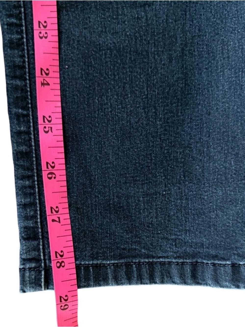Lafayette 148 New York Thompson Jeans Size 6 Dark Wash Stretch 28” Inseam Luxury - Picture 6 of 7